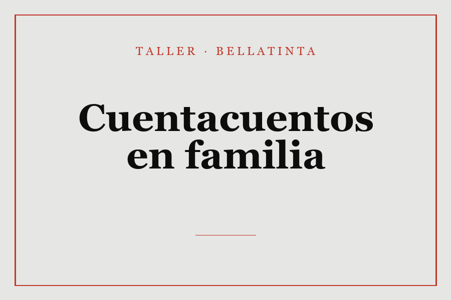 Cuentacuentos en familia
